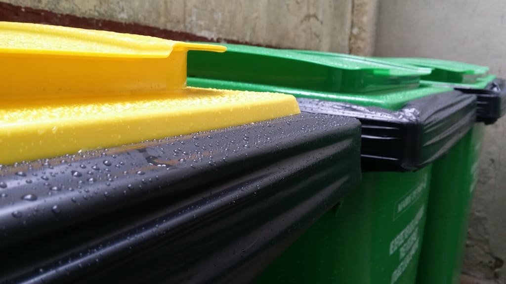 On s'occupe de sortir les poubelles à Romain sur Isère.