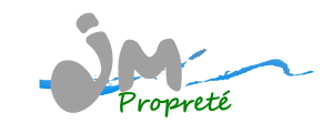 Logo officiel de l'entreprise JM Propreté, nettoyage dans la Drôme.